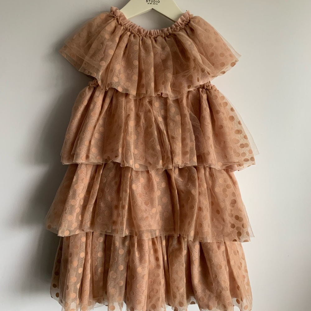H&M STUDIO GIRLS LAYERED TULLE DRESS